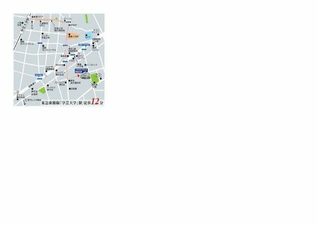 プラウドフラット学芸大学の地図