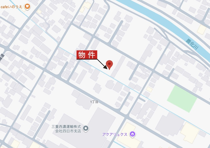 四日市市日永1丁目《全3区画》の地図|詳細Map