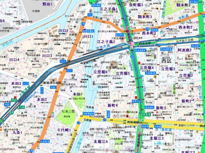 【地図】 | プレサンス立売堀パークシティ