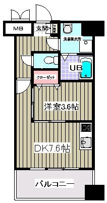 クレール柏の間取り