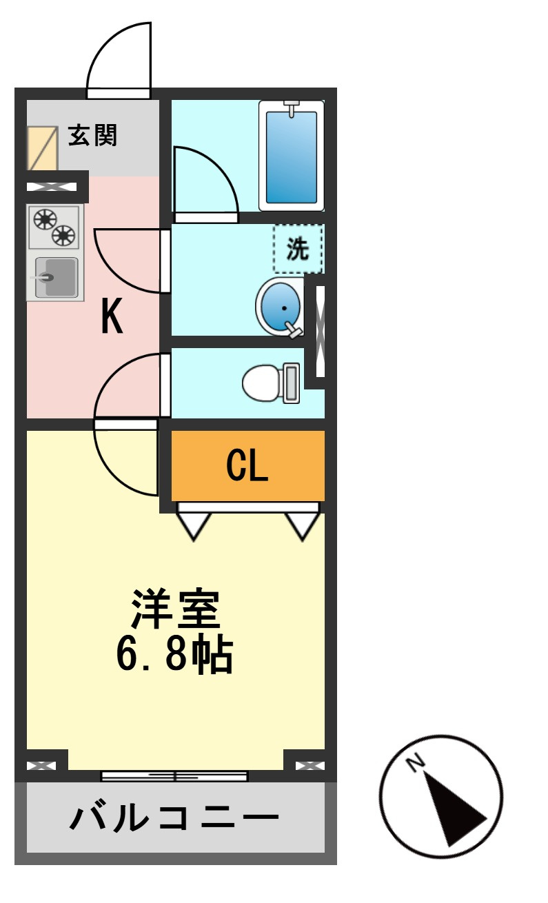スカイグランデ青戸の間取り|間取図
