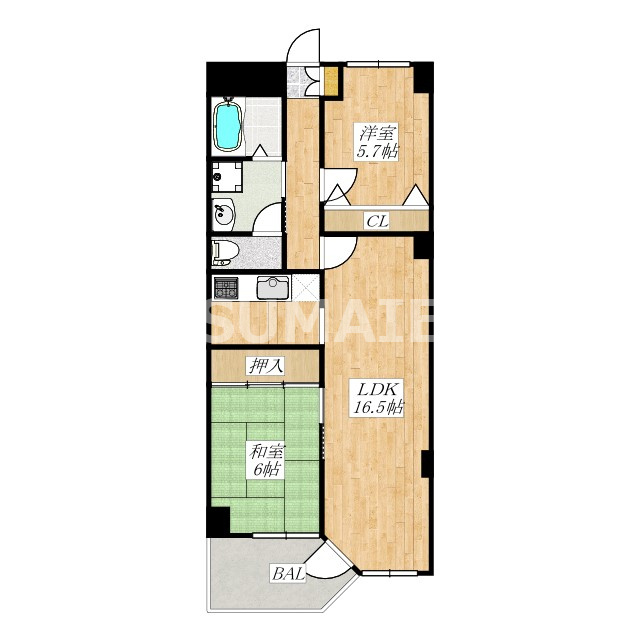 マサルマンションの間取り|間取りです。