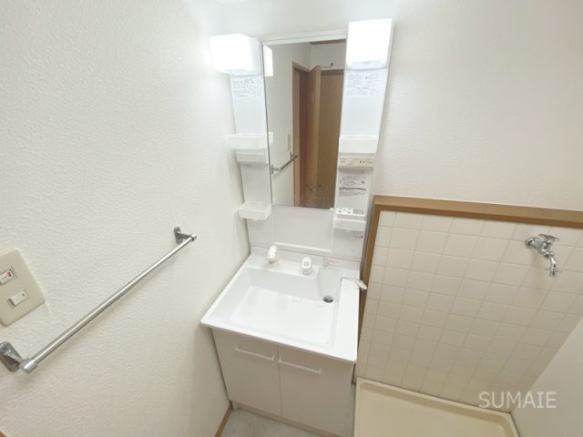 マサルマンションの洗面所|人気の独立洗面台！