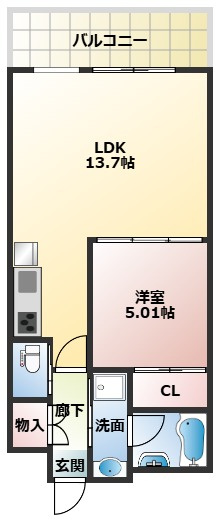 プレジオ御幣島ASIANの間取り