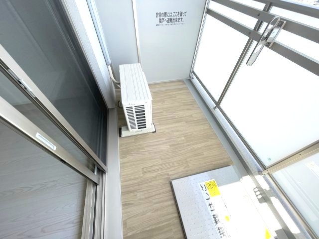 エスリードレジデンス大阪福島のバルコニー