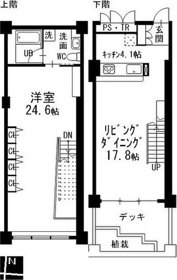 トランセット覚王山の間取り