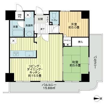 ライオンズシティ両国の間取り