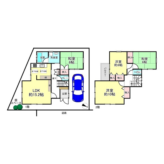 【間取り】 | 寝屋川市成田東が丘　戸建