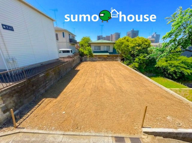 売地　旭区本村町　1号区画の前面道路含む現地写真|前面道路含む現地写真です