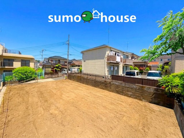 売地　旭区本村町　1号区画の前面道路含む現地写真|前面道路含む現地写真です
