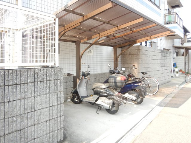 コムディッソ・オリオの駐輪場|屋外駐輪場