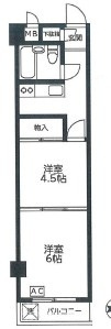 マンション　新宿区百人町の間取り|間取り