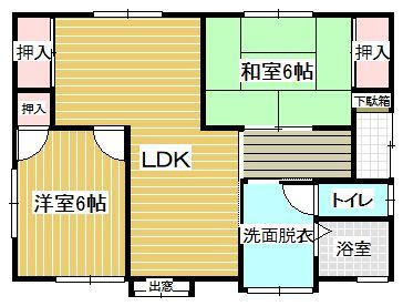 野中一戸建ての間取り