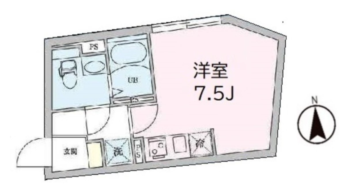 ALBA志茂の間取り