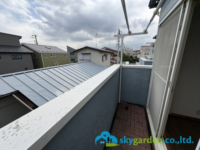 茅ヶ崎市東海岸南２丁目　中古戸建のバルコニー|開放的で明るい空間を演出してくれるバルコニーです
