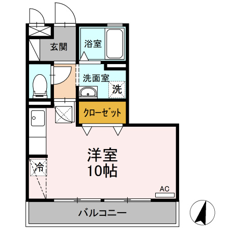 ドミールさつきの間取り