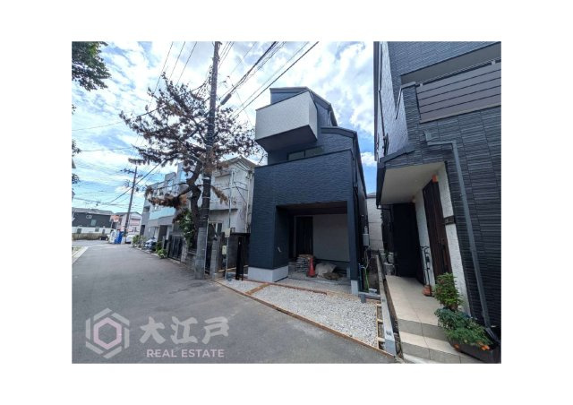 大田区中央４丁目新築分譲住宅の前面道路含む現地写真