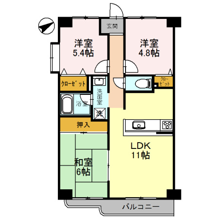 【間取り】 | フェリーチェ和泉