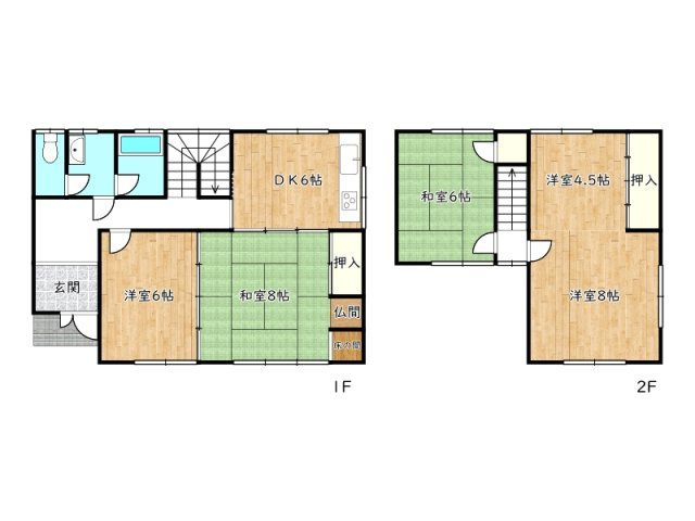 【間取り】 | 揖保郡太子町鵤／中古戸建