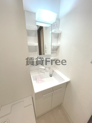 【独立洗面台】 | アールグレイコート桃谷　仲介手数料無料