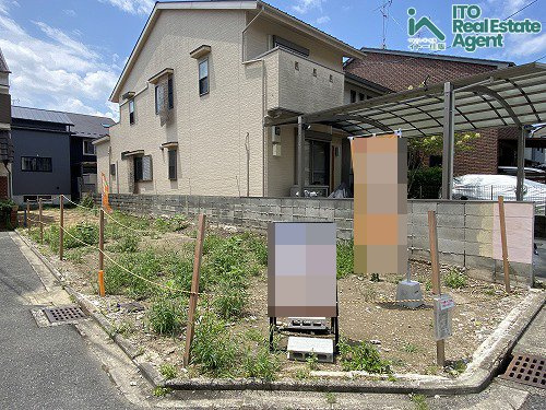紫竹上竹殿町 建築条件付き 土地の外観