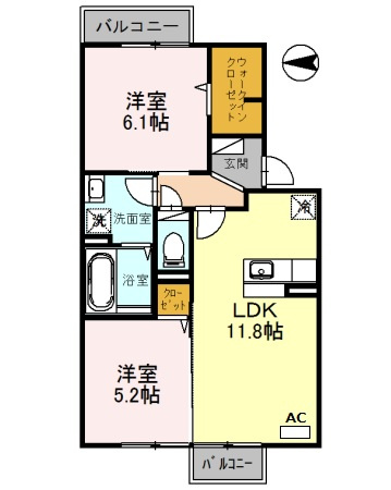 【間取り】 | リバー　ウエスト