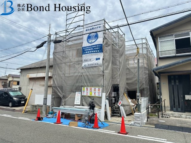 長期優良住宅　藤が丘5期　新築戸建の前面道路含む現地写真