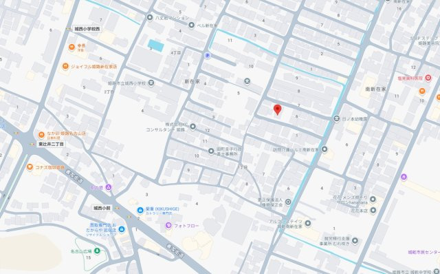 姫路市新在家3丁目　中古戸建の地図
