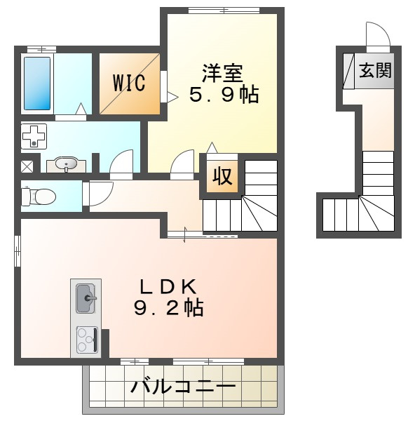 Zenis（ゼニス）の間取り