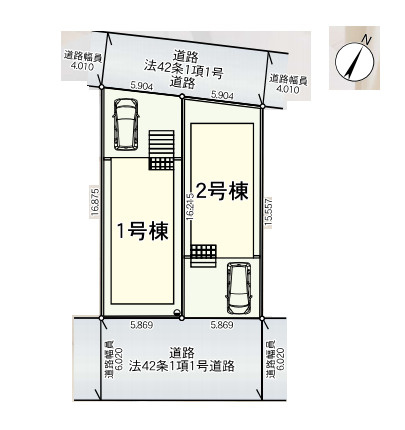 さいたま市見沼区春岡　第16　新築一戸建て　CRADLE GARDEN　01の区画図|1号棟