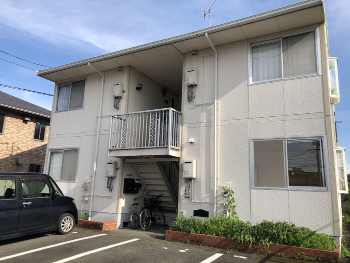 熊本市南区御幸笛田６丁目のアパートの外観