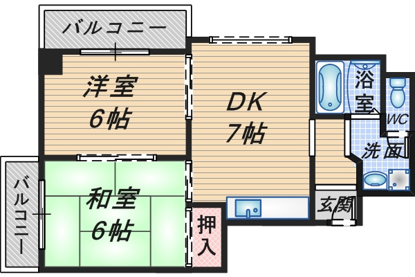 フジセントラルビルの間取り
