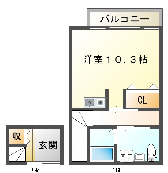 紅梅の間取り