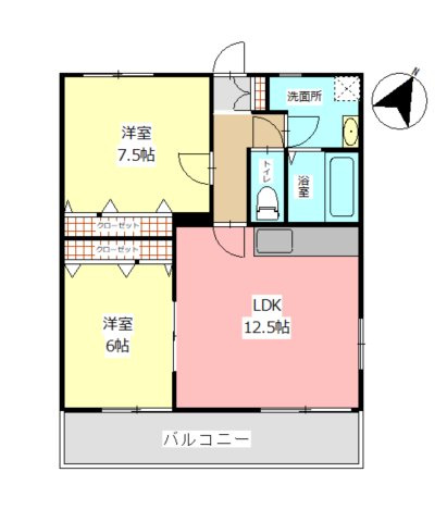 グランベージュの間取り