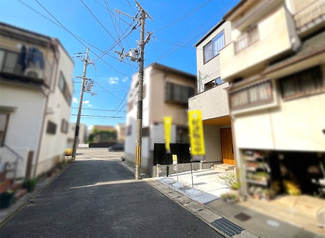 【前面道路含む現地写真】 | 伏見区向島二ノ丸町　新築戸建
