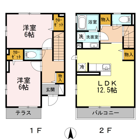 【間取り】 | DeTsuJouer