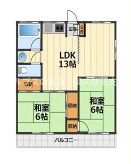【間取り】 | ビューハイツ法泉