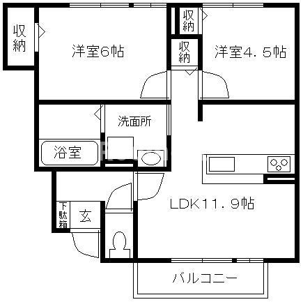 リーオ・コレージュの間取り