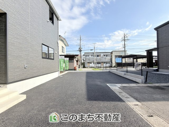 CRADLEGARDEN宇都宮市上戸祭第5の駐車場|カースペースは２台分ございます！