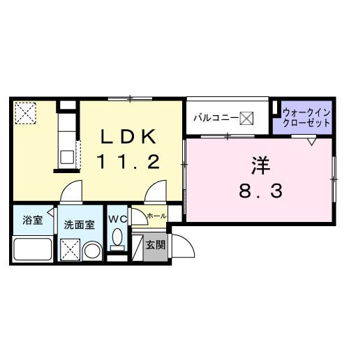 ヒカルサ尼崎若王寺の間取り