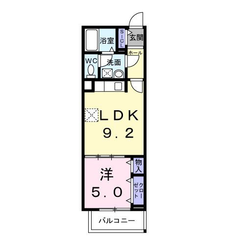 ヒカルサ尼崎若王寺の間取り