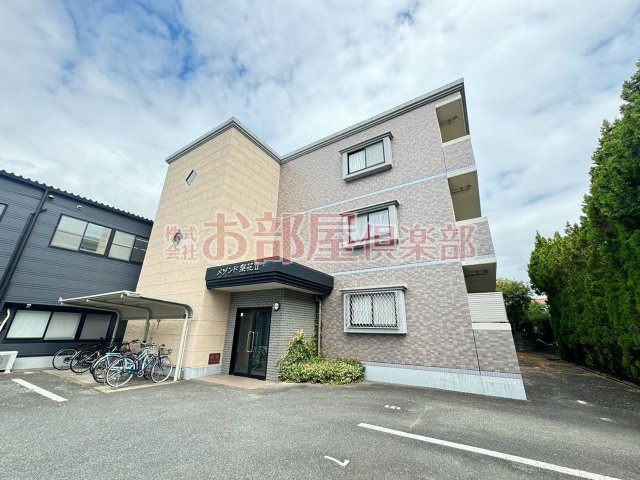 メゾンド梨花Ⅱの外観|外観もきれいです