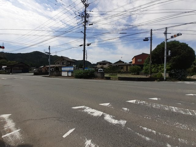 下益城郡美里町大沢水の売地の前面道路含む現地写真|南側道路