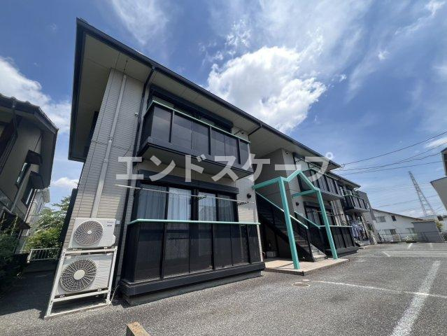 グリーンハイツＤの外観パース|高崎、前橋のお部屋探しはエンドスケープまで！お客様の理想お聞かせ下さい♪
