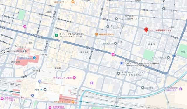 ワコーレ姫路城巽テラス　11階の地図