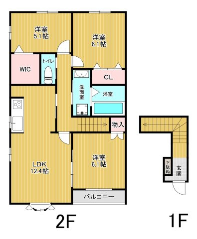 イル・ソーレⅡの間取り