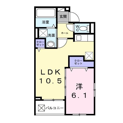アルストロメリアⅤの間取り