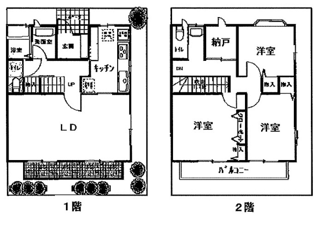 【間取り】 | 八雲テラスハウス