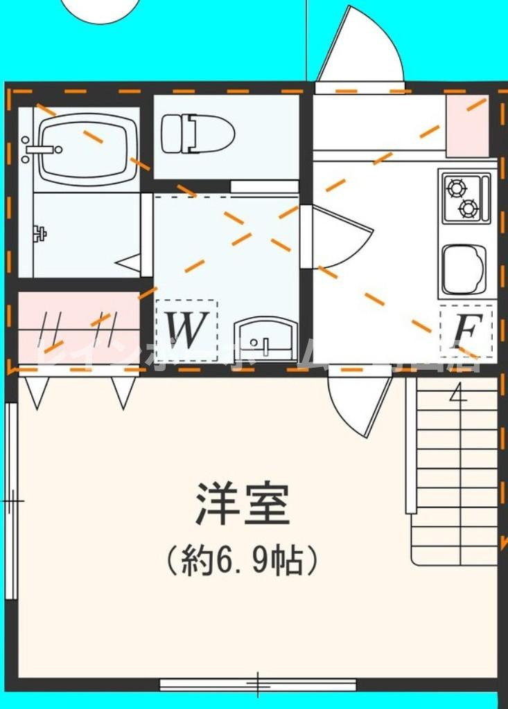 アザーレ・ディオン相模大野※初期費用分割あと払いサービス利用可能物件の間取り