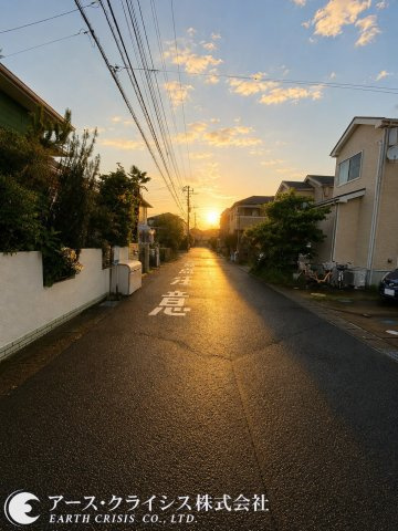 【前面道路含む現地写真】 | 松戸市六高台5丁目 | のんびりした毎日を送りたい方にもおすすめ♪好きなスタイルで自由のに建築できるのも嬉しいポイント！